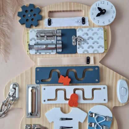 Busy board 2 in 1 joonistustahvliga “Karu”