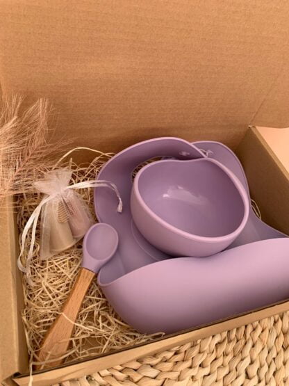 Sööginõude kinkekomplekt - lilla - Image 2