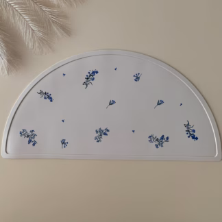 Silikoonist lauamatt mustriga"Lilled"