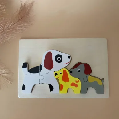 3d pusle väike lastele - Koerad