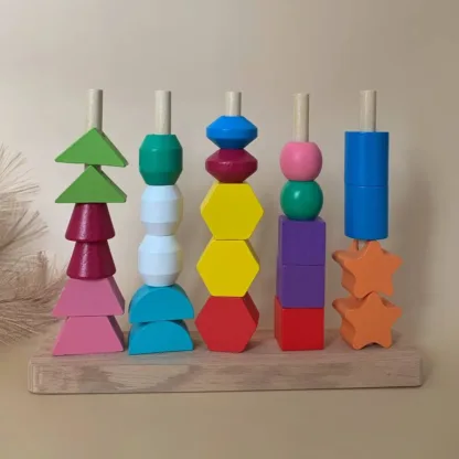 Puidust sorteerimismäng ja nöörimäng - Image 4