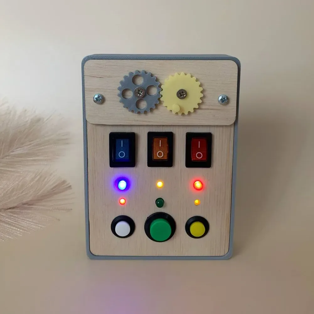 Busy board - tegelustahvel "Tuled"