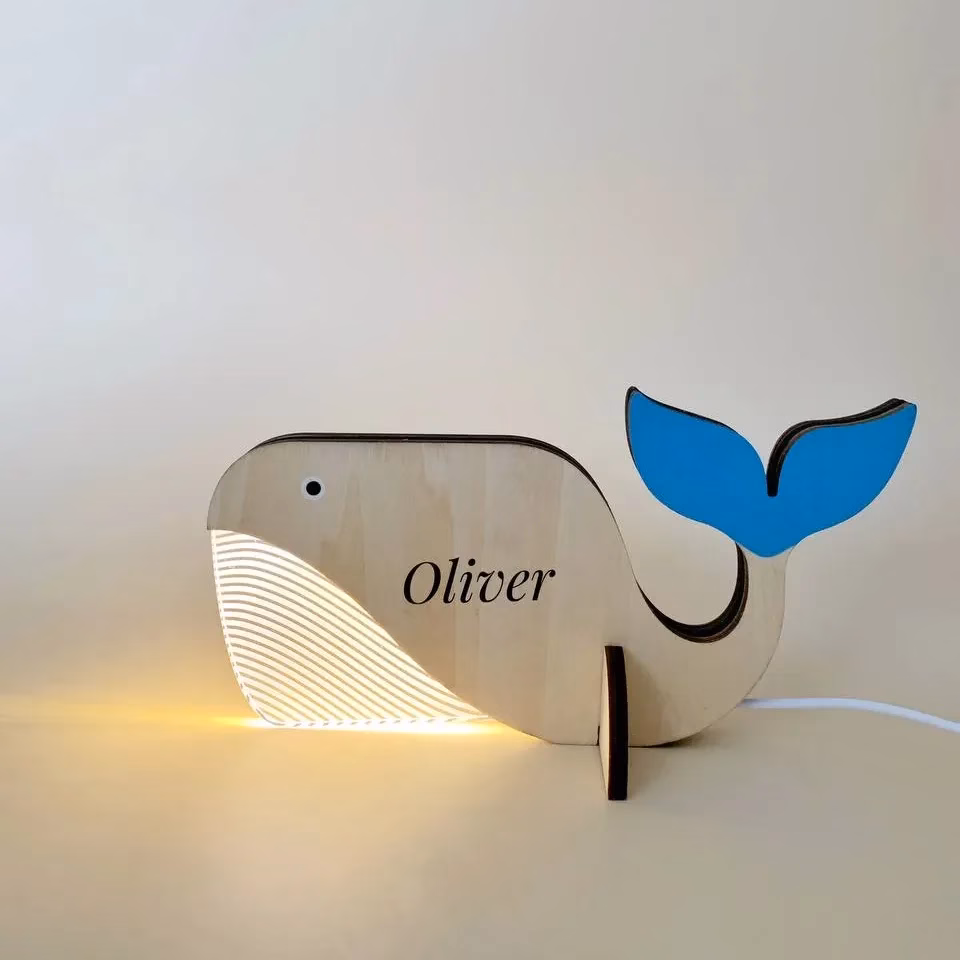 Puidust nimeline öölamp "Vaal"