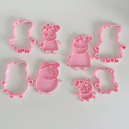 Voolimismassi vormide komplekt - Põrsas Peppa - Image 2