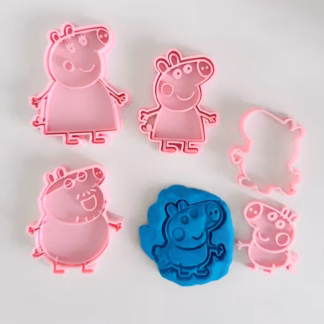 Voolimismassi vormide komplekt - Põrsas Peppa