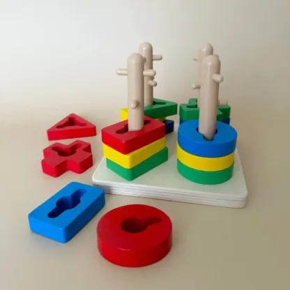 Montessori kujundite ja värvide sorteerija