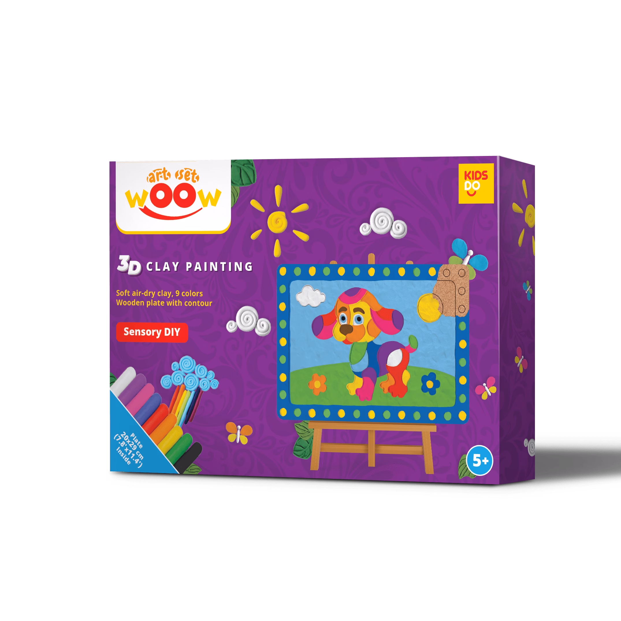 Kids Do 3D maalimine plastiliinist - Koer - Image 6