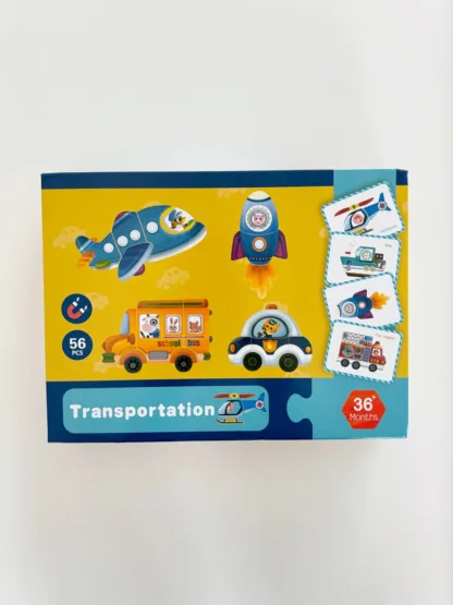 Tahvel Magnetpuslega ja Joonistustahvliga "Transport" - Image 2