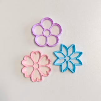 TipTip vormid voolimismassidele - Lilled