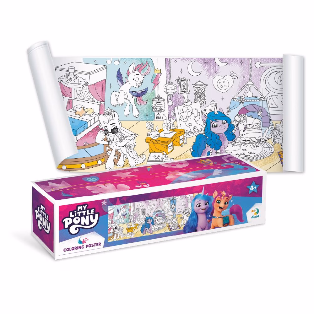 Värvimisplakat "My Little Pony"