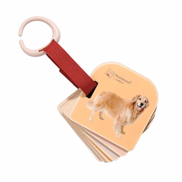 Montessori puidust pildiraamat