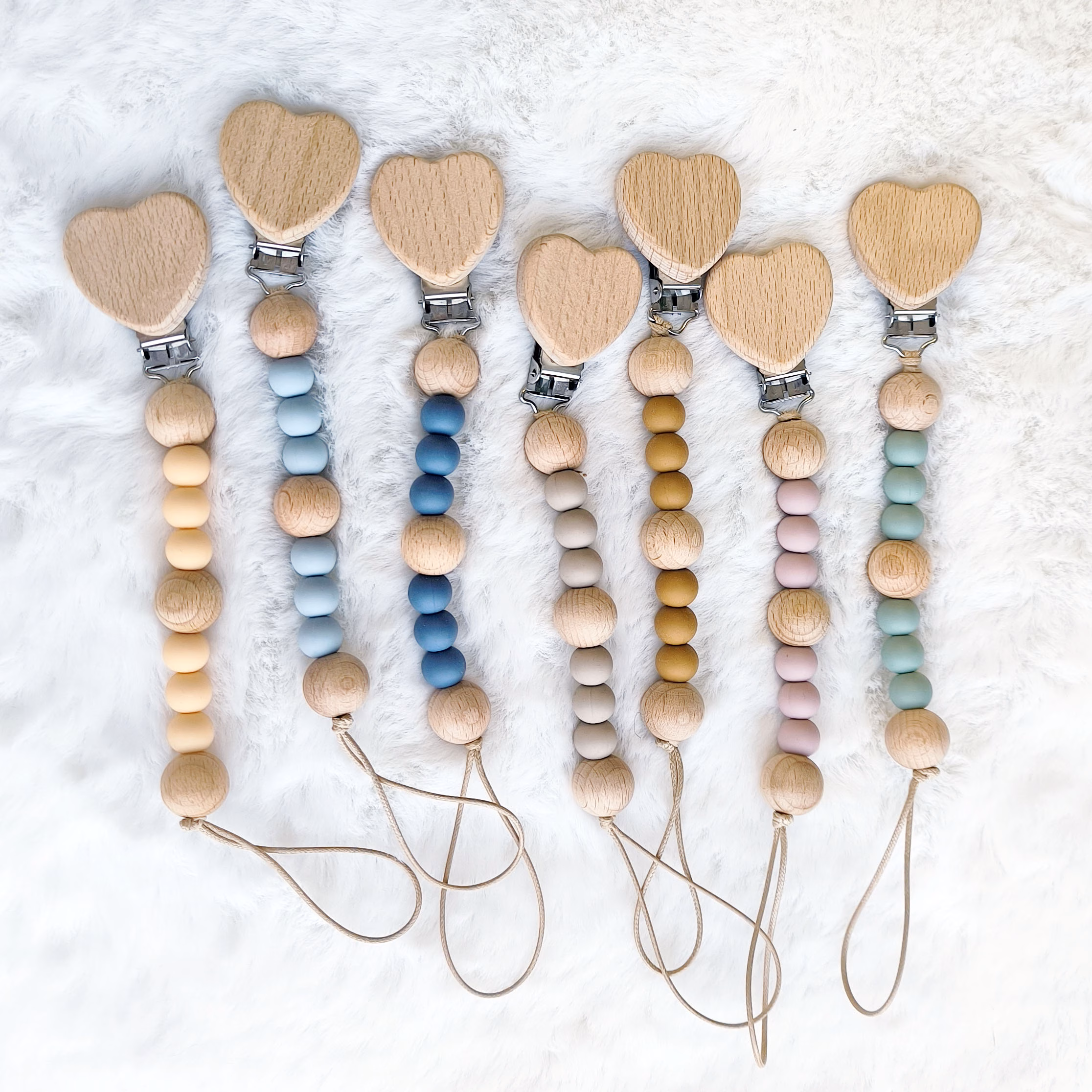 Nimeline lutikett südamega ja kõristi Jänku - vali ise värvid - Image 2