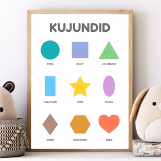 Kujunditega õppeposter