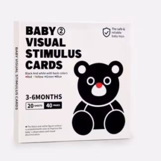 Nägemist stimuleerivad beebikaardid 3-6 kuud (värviline)