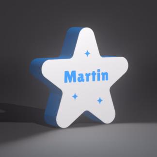 Laste öölamp nimega "Täheke" - Sinine