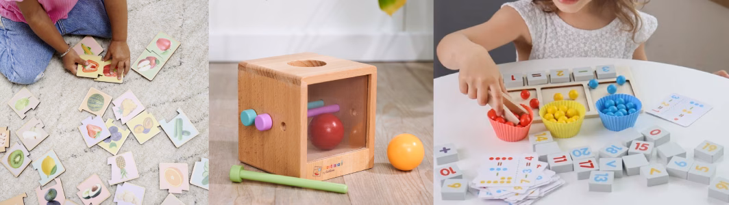 Montessori mänguasjad: mis need on ja milliseid valida?