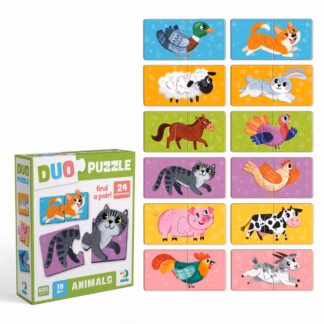 Duo pusle loomad, beebipusle, lapse esimene pusle