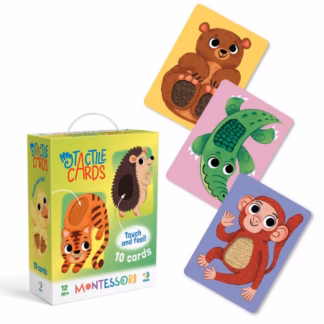 montessori sensoorsed õppekaardid tekstuuriga