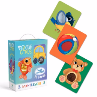 montessori sensoorsed õppekaardid tekstuuriga