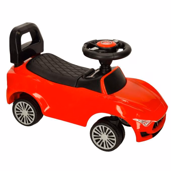 Laste pealeistutav auto tulede ja helidega – punane - Image 4