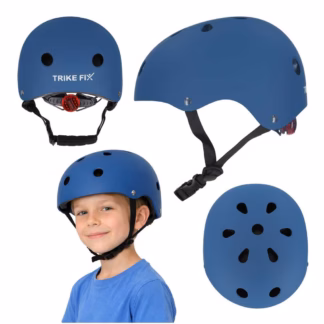 Trike Fix laste rattakiiver LED tulega S 48-54 cm - tumesinine
