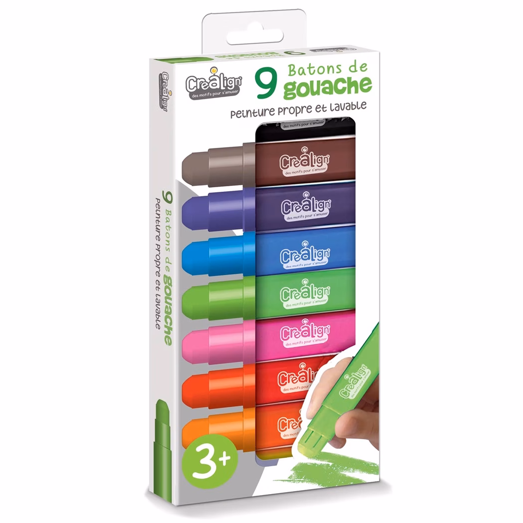 Guaššipulgad 9tk komplekt (3a+)