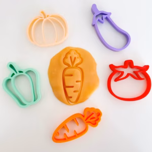 TipTip moulds for modelling dough – vegetables