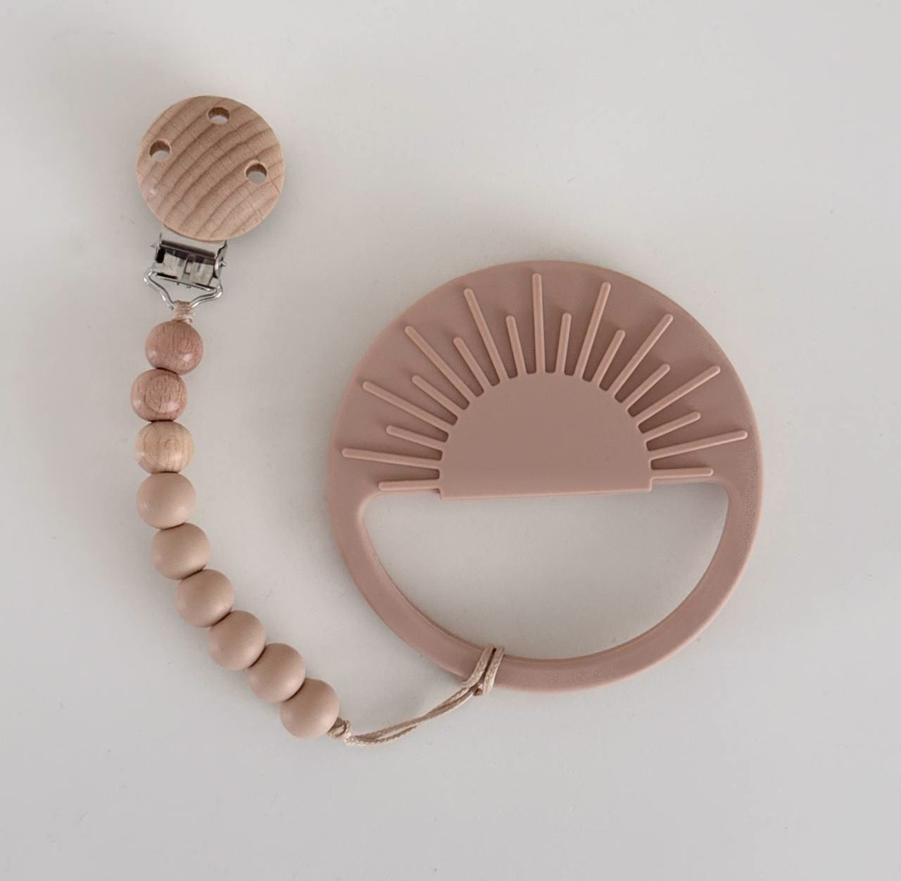 Personalised pacifier clip and silicone teether - Image 3