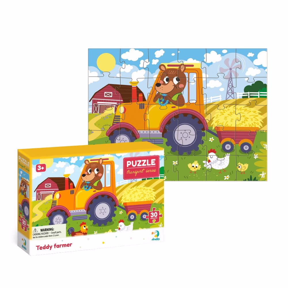 Children's Puzzle "Teddy Farmer" 30 pcs