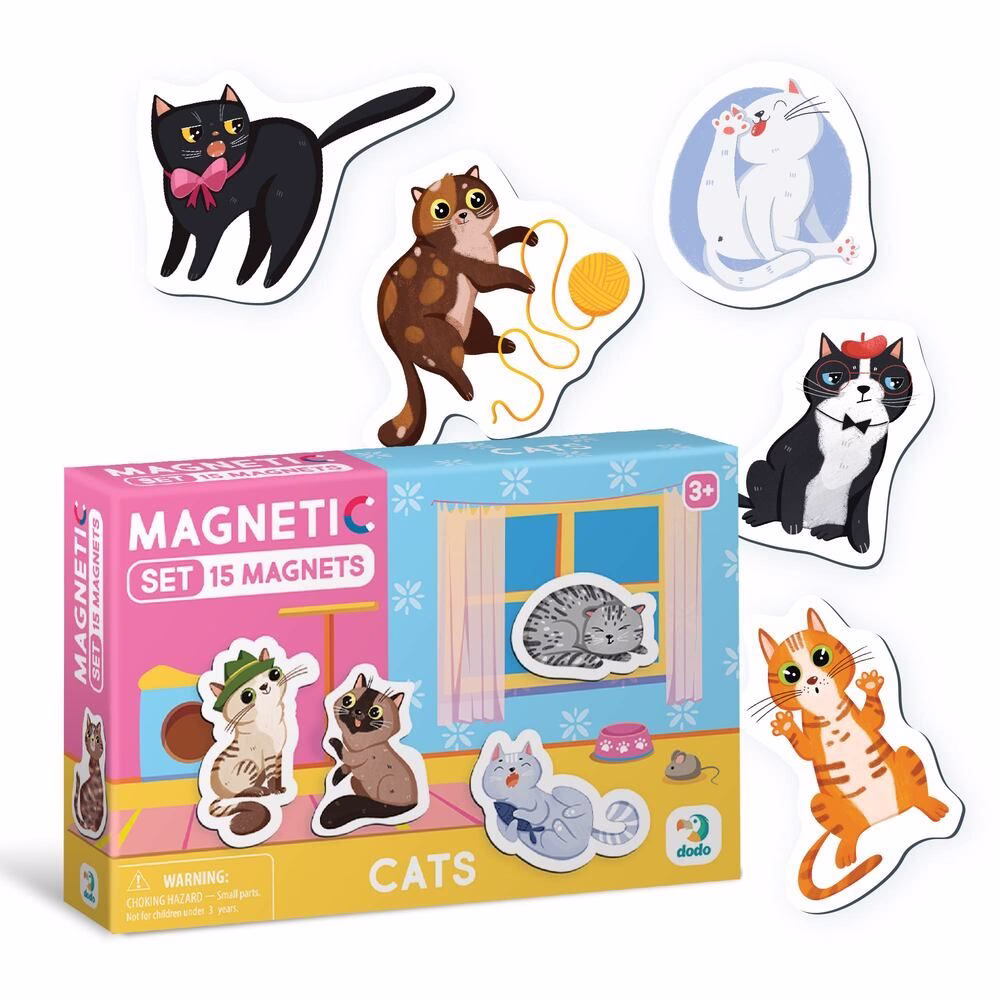 Magnetic Learning Cards "Cats"