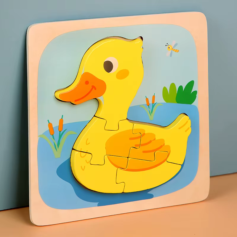 3D Puzzle for Toddlers - Duck