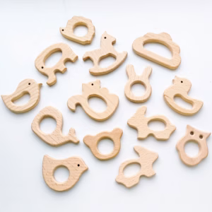 Wooden Teether - Various Shapes