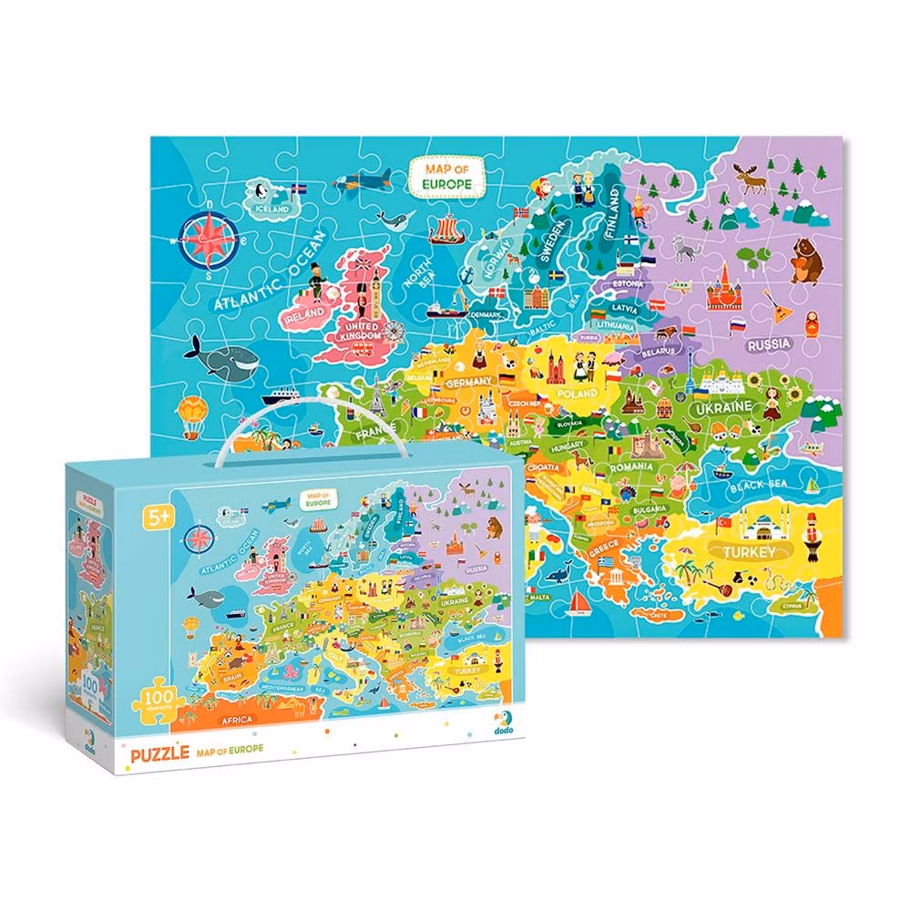 Puzzle Europe Map 100 pcs - Image 3