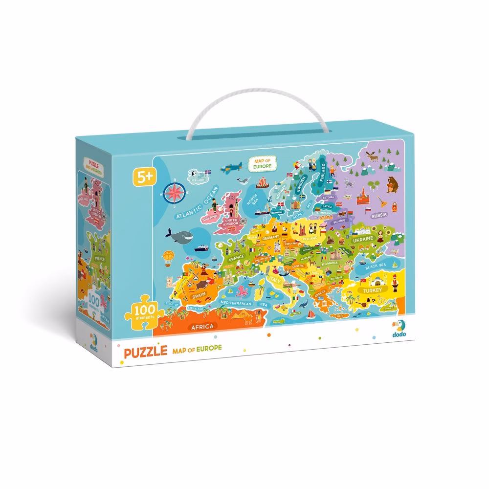 Puzzle Europe Map 100 pcs