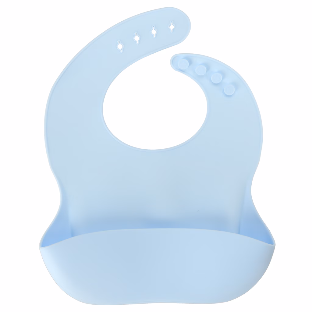 Silikoonist sööginõude komplekt lastele 4-osaline - helesinine - Image 2