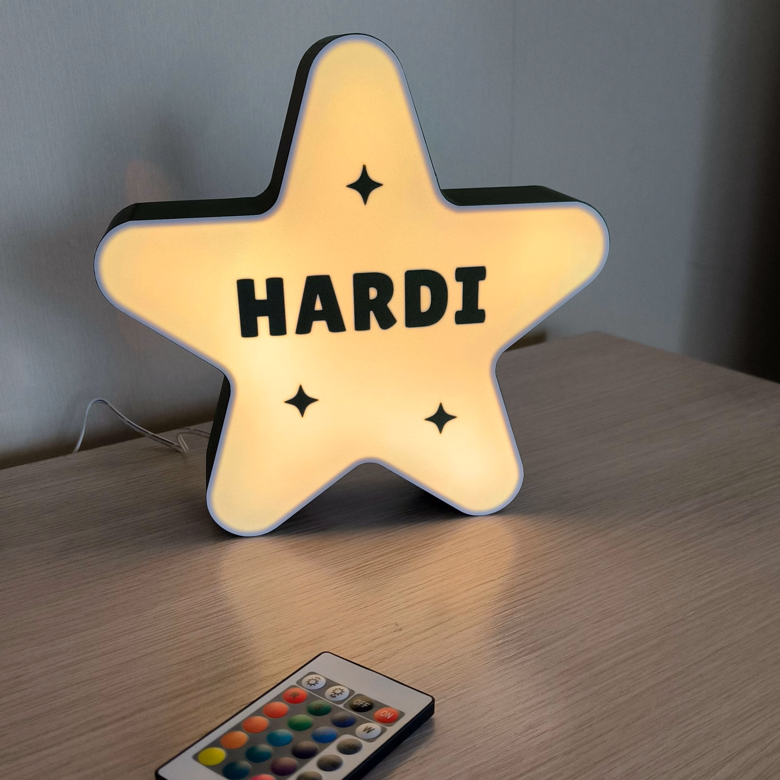 Children’s night lamp "Little Star" – green - Image 2