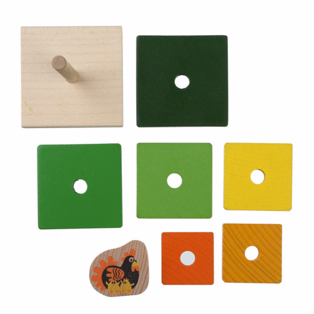 Wooden Stacking Tower Pyramid - Image 4