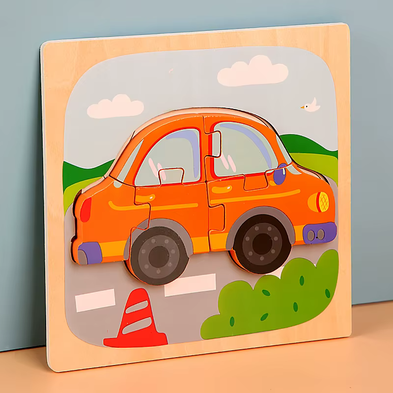3D Puzzle for Toddlers - Car
