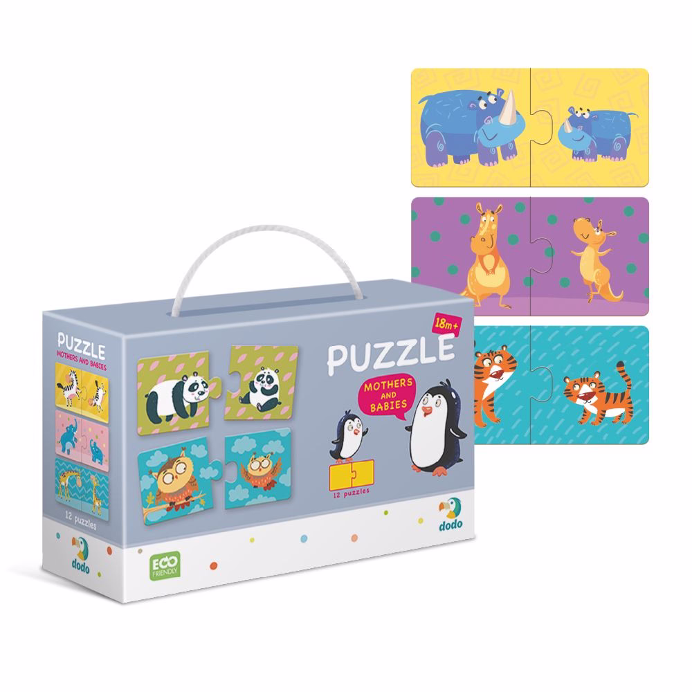 Two-Piece Puzzle "Mother and Baby"