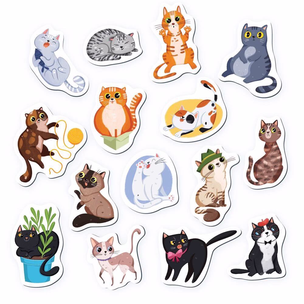 Magnetic Learning Cards "Cats" - Image 2