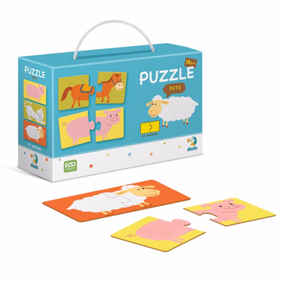 Two-Piece Puzzle - Farm Animals - Image 3
