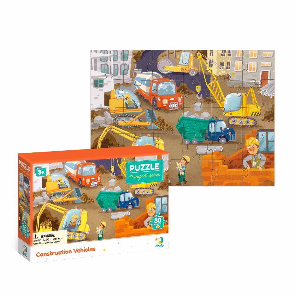 Children's Puzzle "Construction Machines" 30 pcs