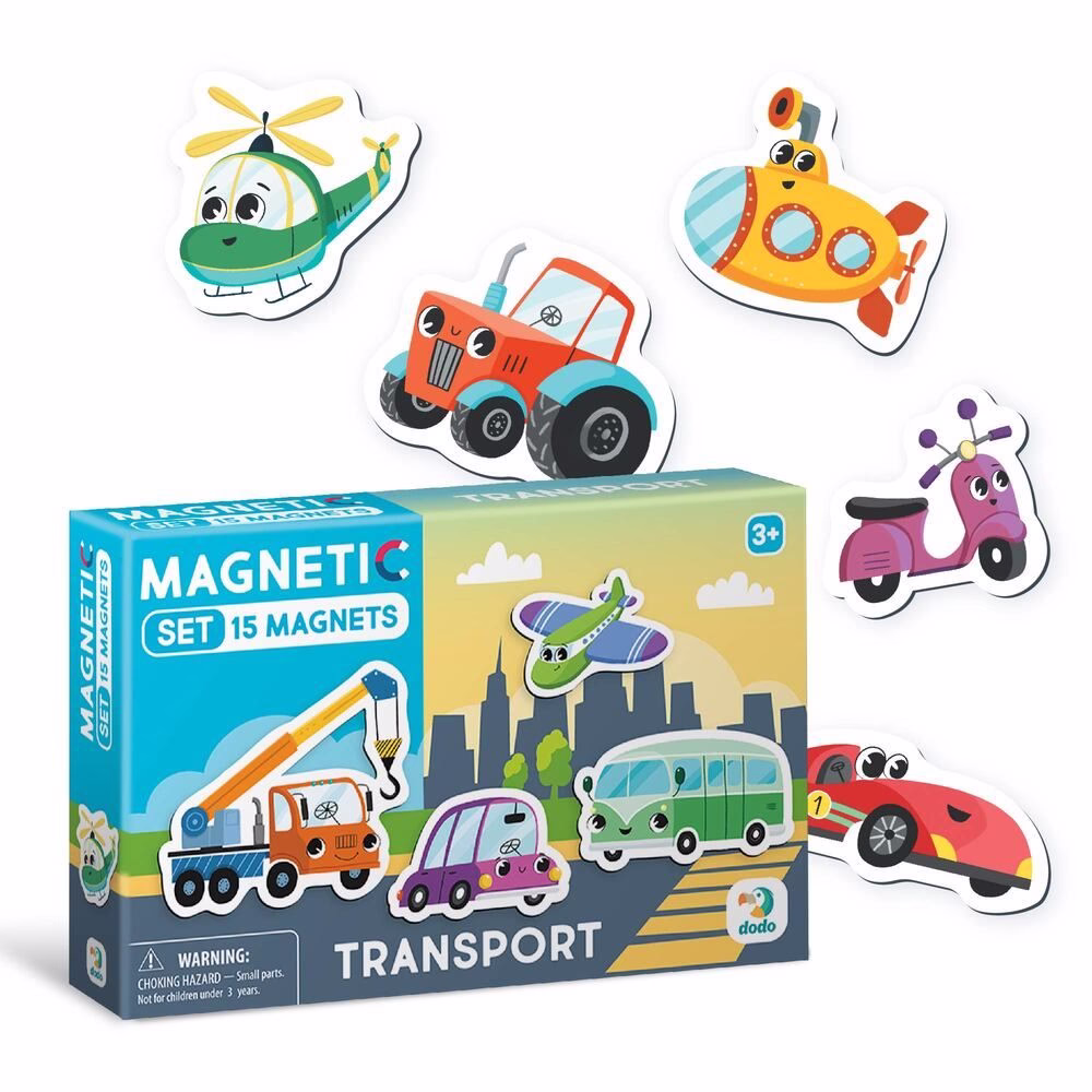 Magnetic Learning Cards "Transport"
