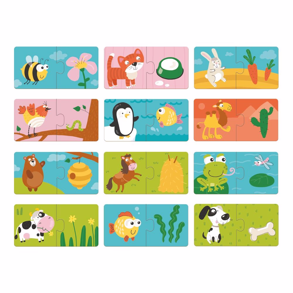 Two-part puzzle "What Do Animals Eat?" - Image 2