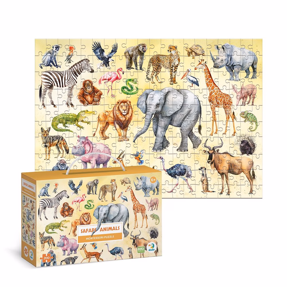 Educational Puzzle "Safari"