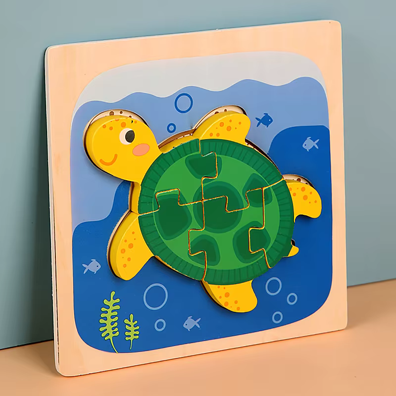 3D Puzzle for Toddlers - Turtle