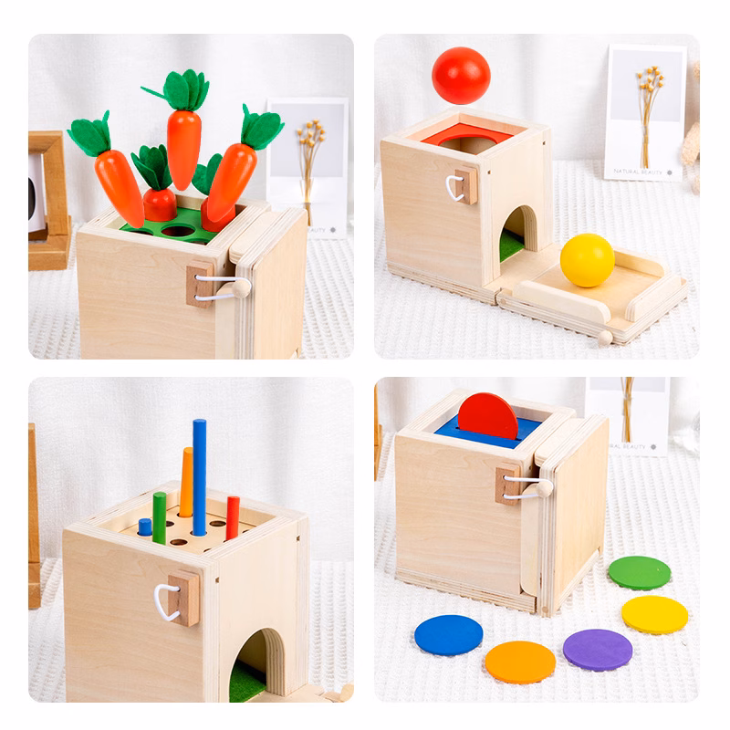 Developmental Montessori wooden 4-in-1 sorter - Image 3