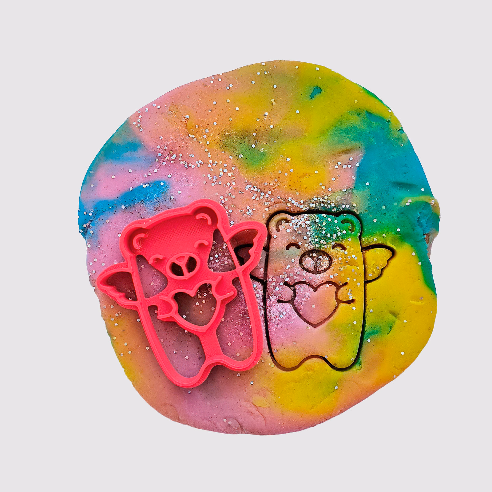 TipTip Mould for Modelling Compounds – Teddy Bear - Image 2
