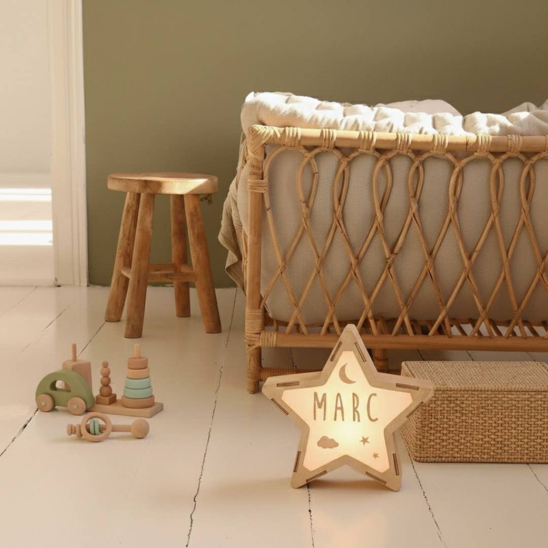 Personalized night lamp "Star" large - Image 3