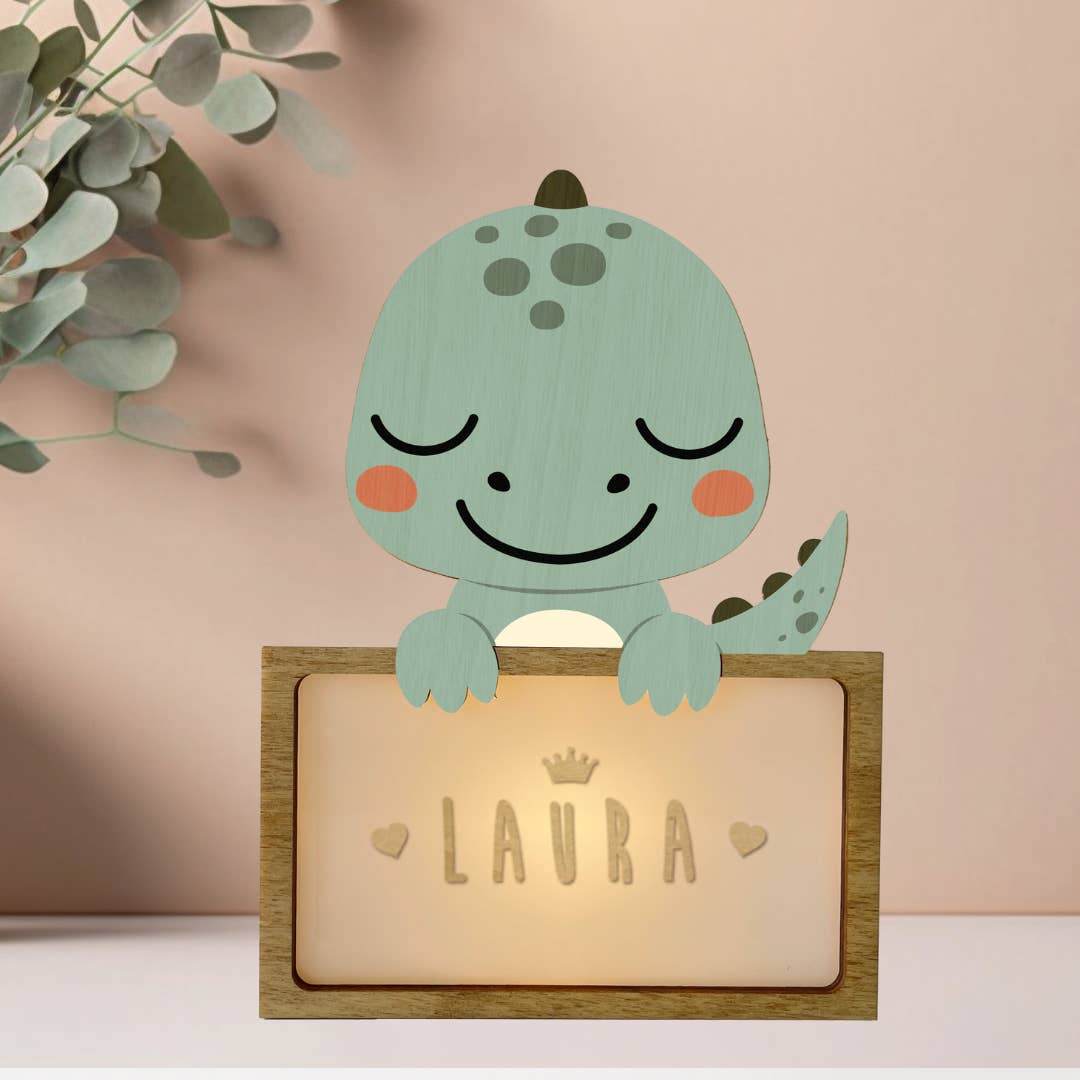 Night lamp with name "Dino" - Image 2
